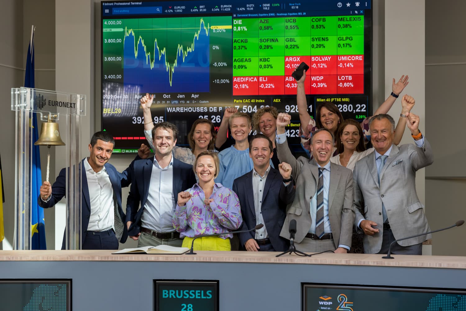 Bell Ceremony 25years Euronext